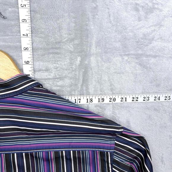 Tommy Bahama Striped 100% Cotton Shirt Men Size LT Colorful Button Up Causal - Picture 10 of 10